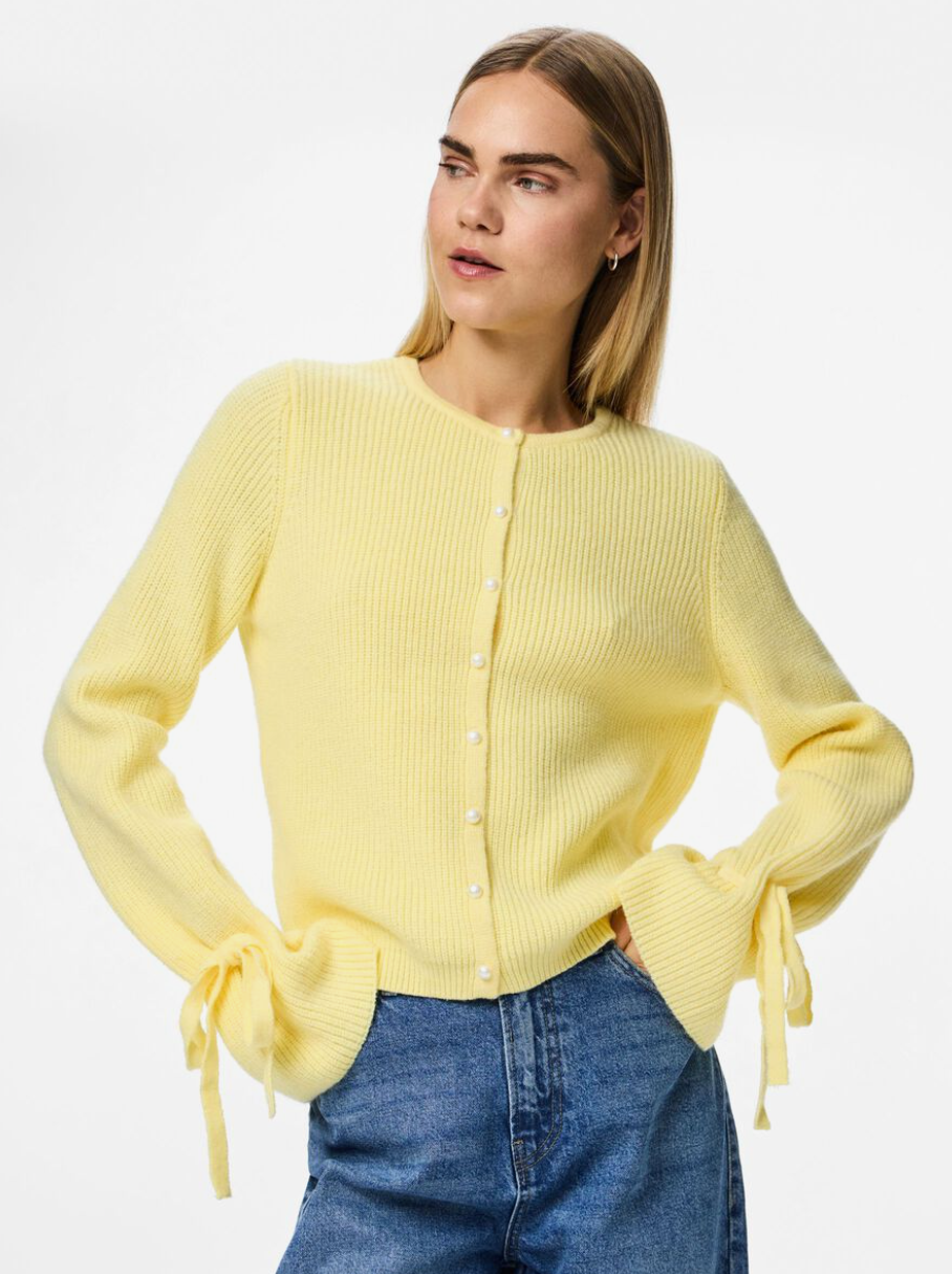 PCRIKKE Knit Cardigan - French Vanilla